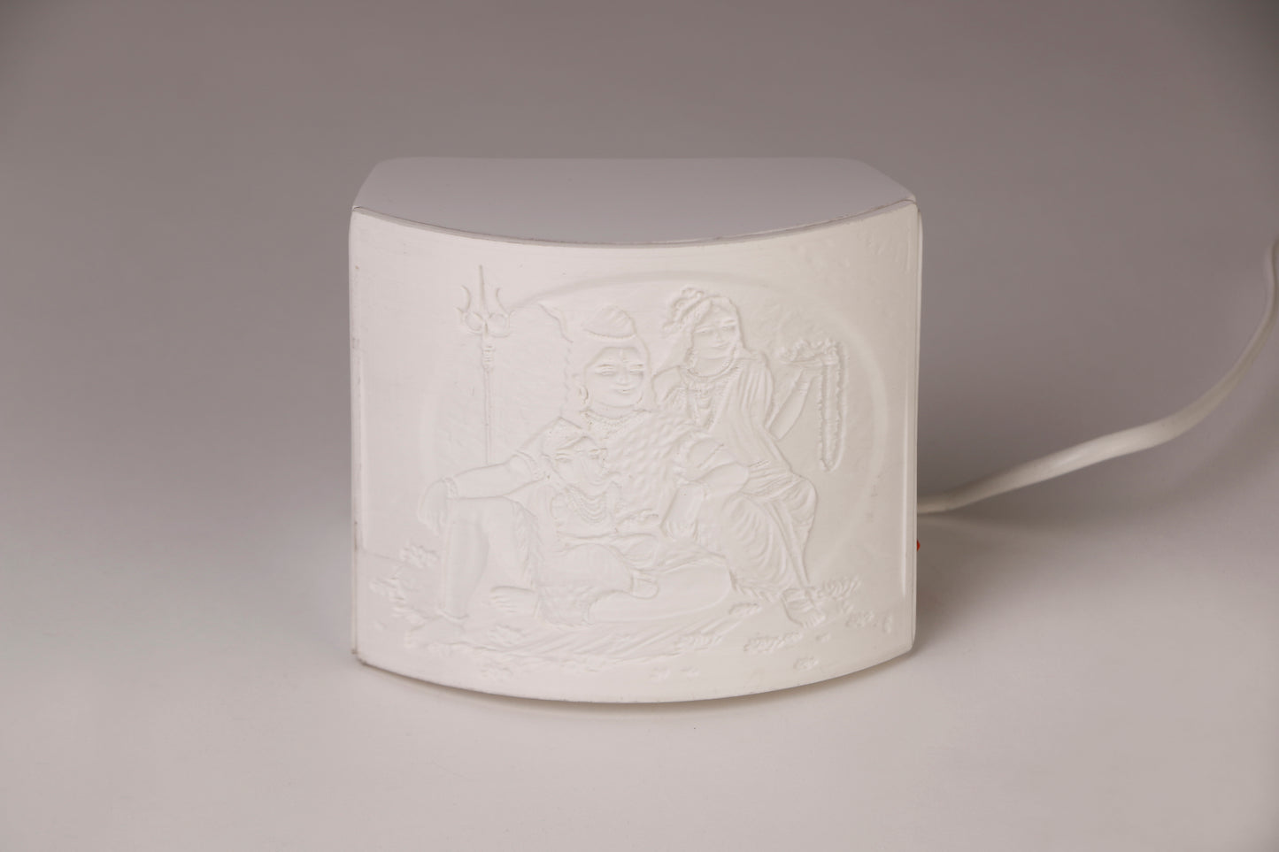 Lord Shiv Parvati and Ganesh Lithophane