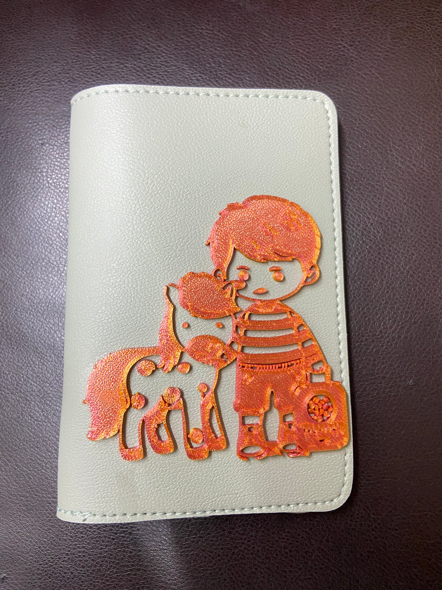 Personlized Passport Cover - Design - Boy and Horse