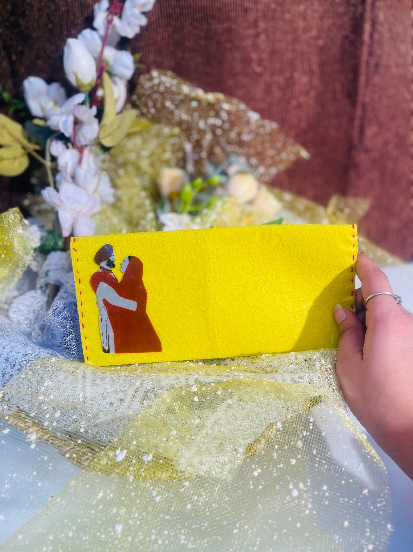 3D Printed Red Shagun Envelope – A Modern Twist on Tradition