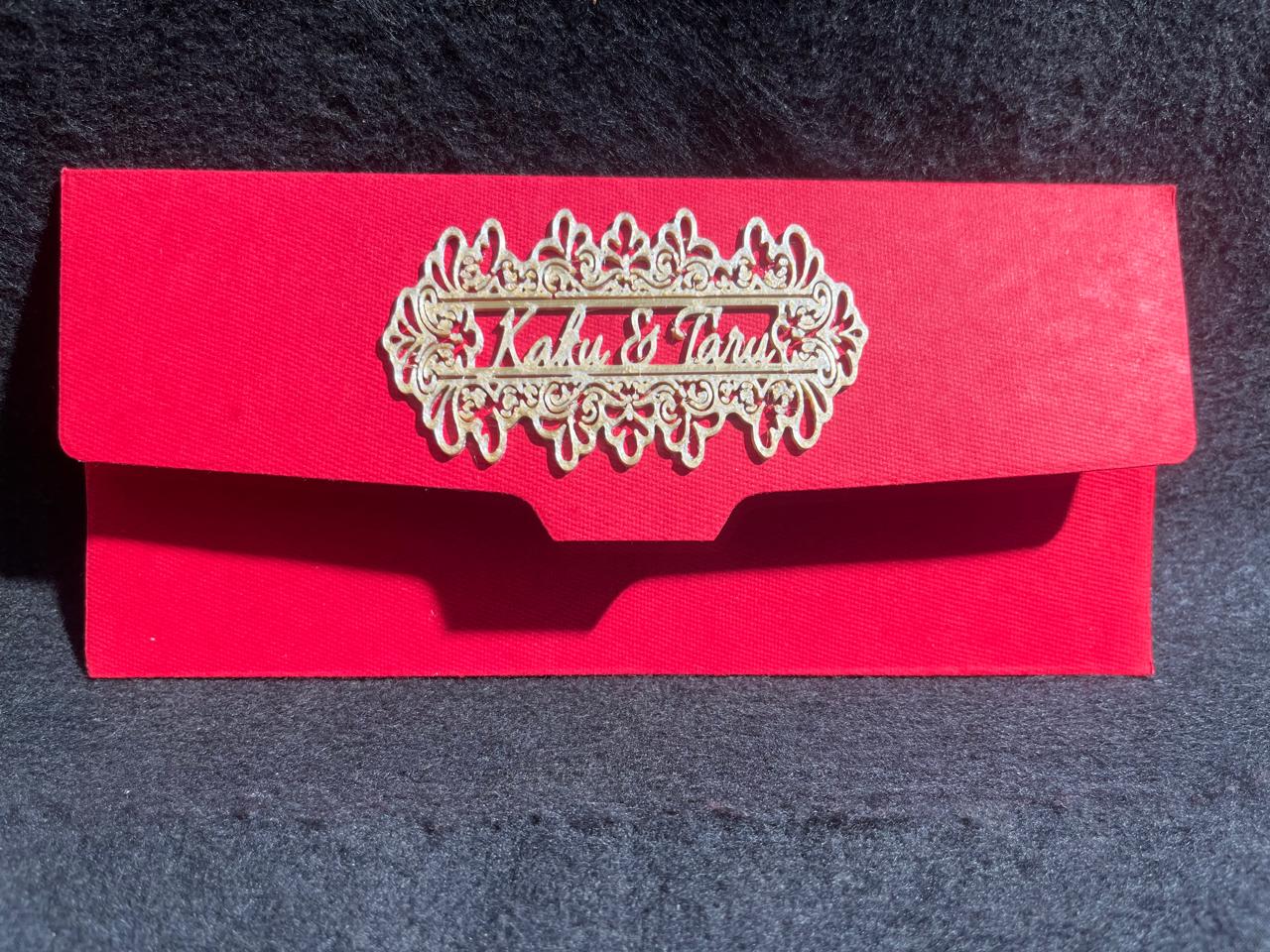 Customized Money/Gift Envelope – Personalized for Weddings, Shagun & Special Occasions(Design After Order)