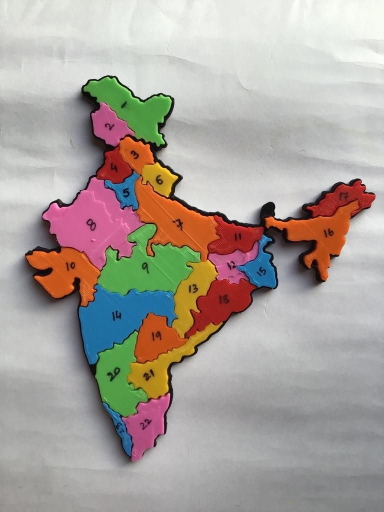 2D Puzzle India Kit