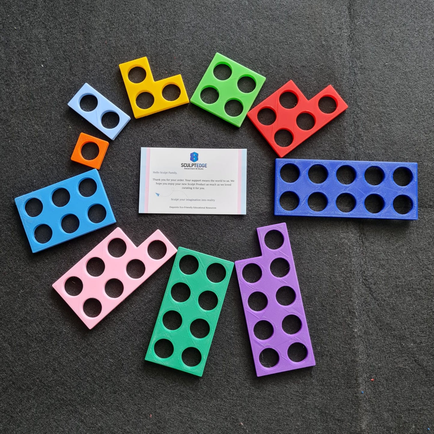 Numicon Shapes Montessori Toys