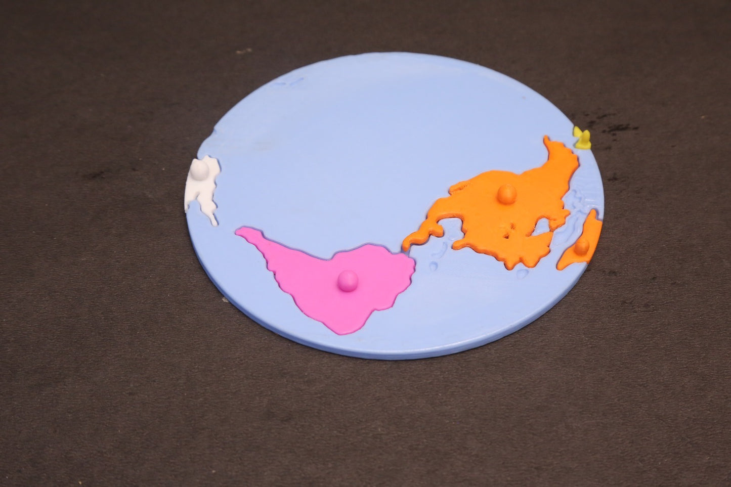 2D World Map Puzzle