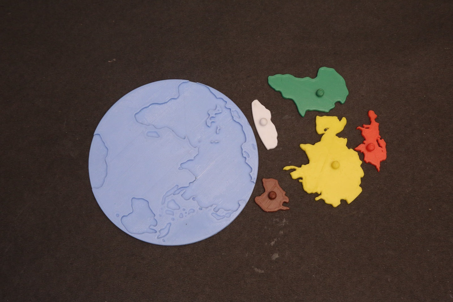 2D World Map Puzzle