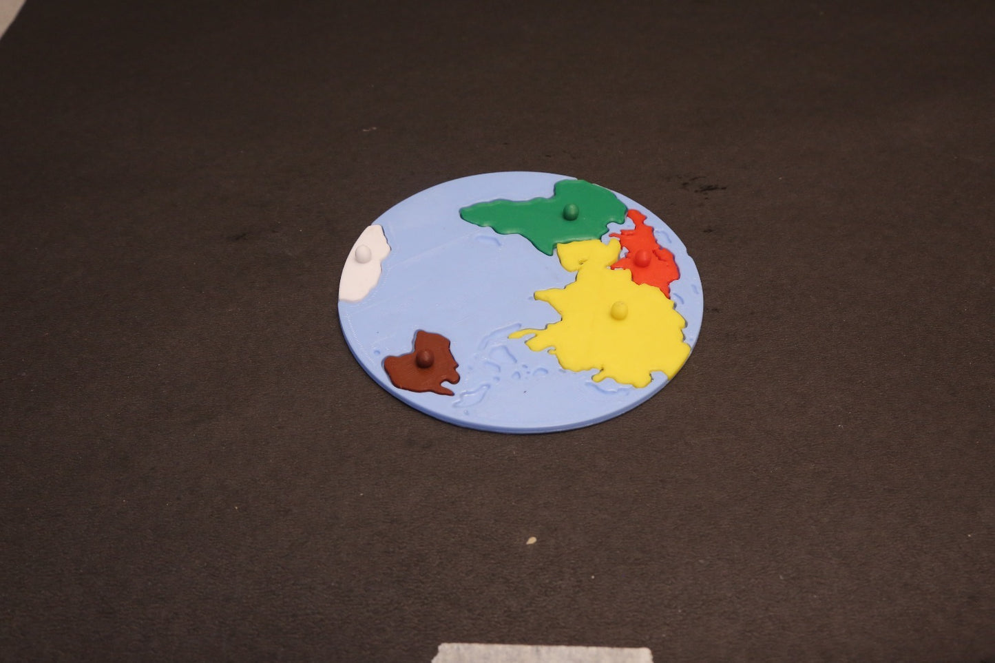 2D World Map Puzzle