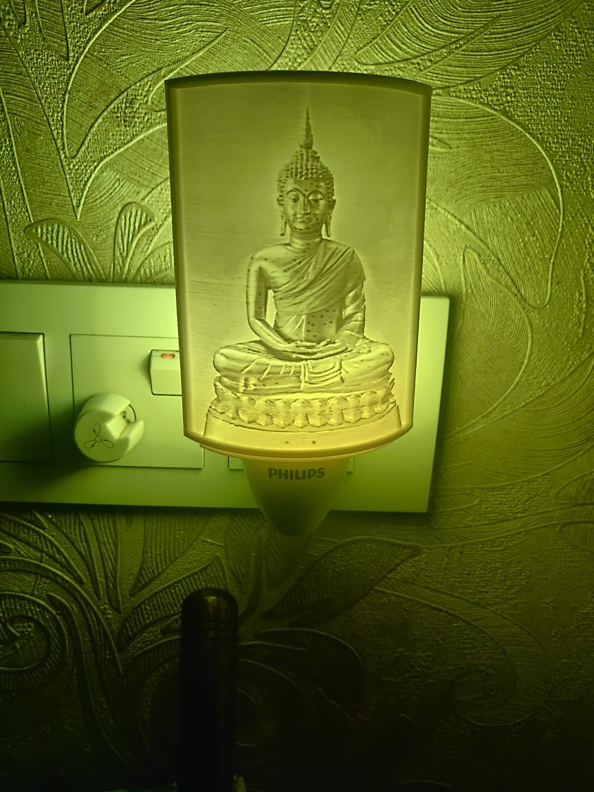 Lord Buddha Lithophane
