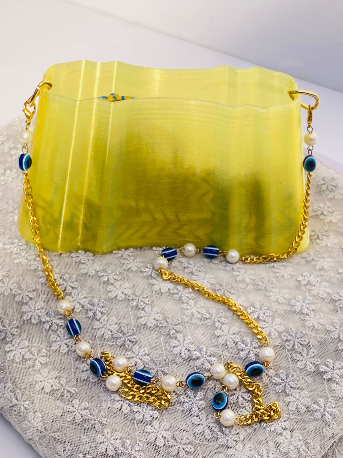 Golden Glow 3D Printed Purse