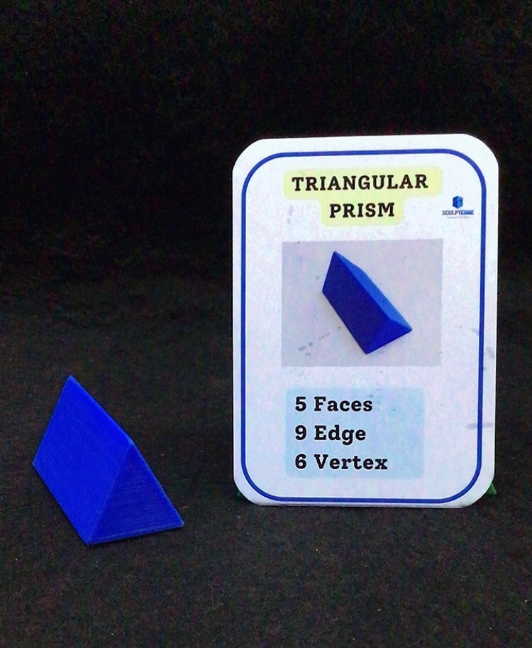 3D Geometric Shapes (12 Pieces )