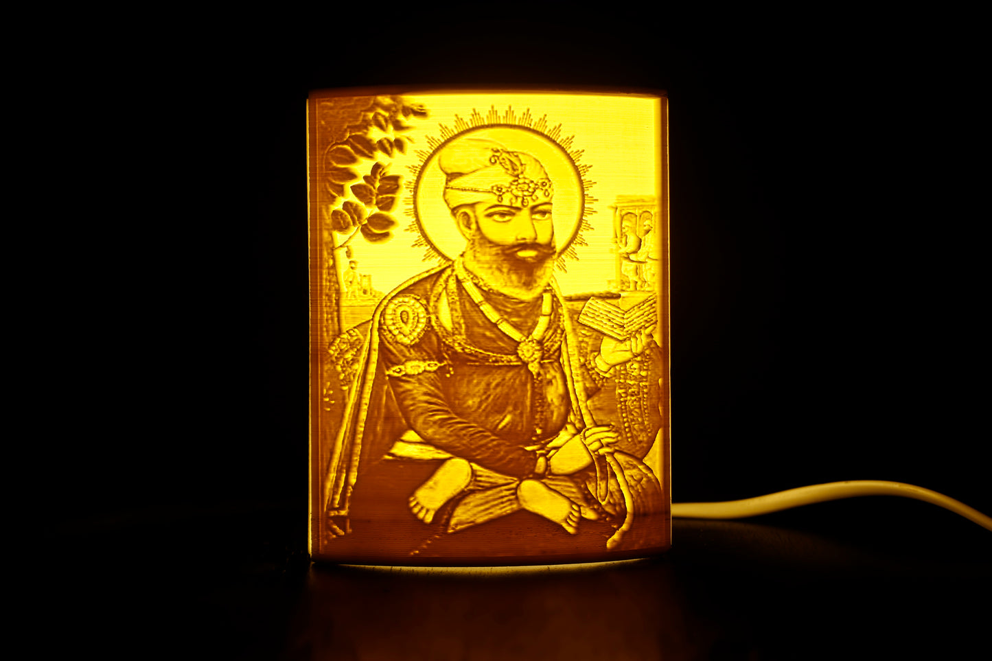 Guru Teg Bahadur Ji Lithophane