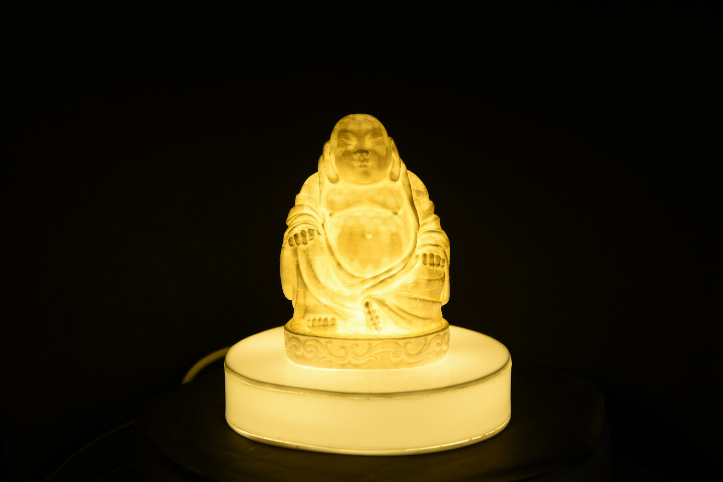 Laughing Buddha Lamp