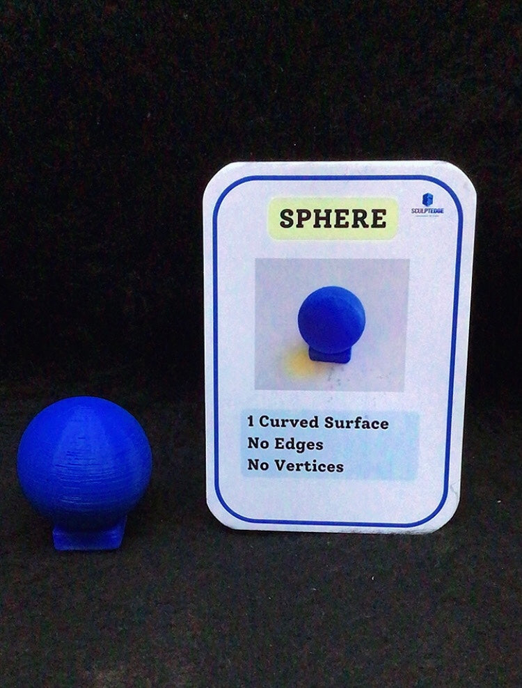 3D Geometric Shapes (12 Pieces )