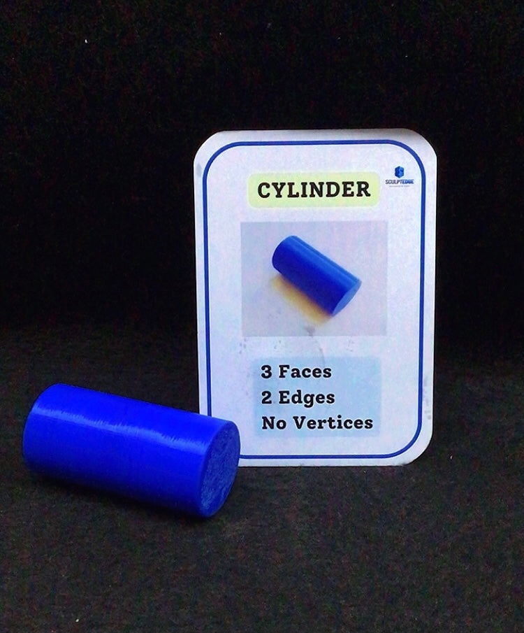 3D Geometric Shapes (12 Pieces )