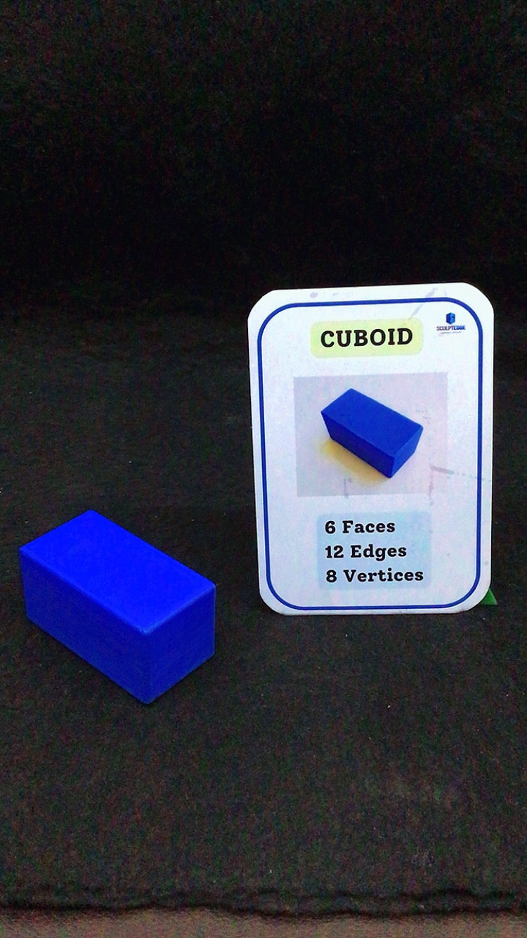 3D Geometric Shapes (12 Pieces )