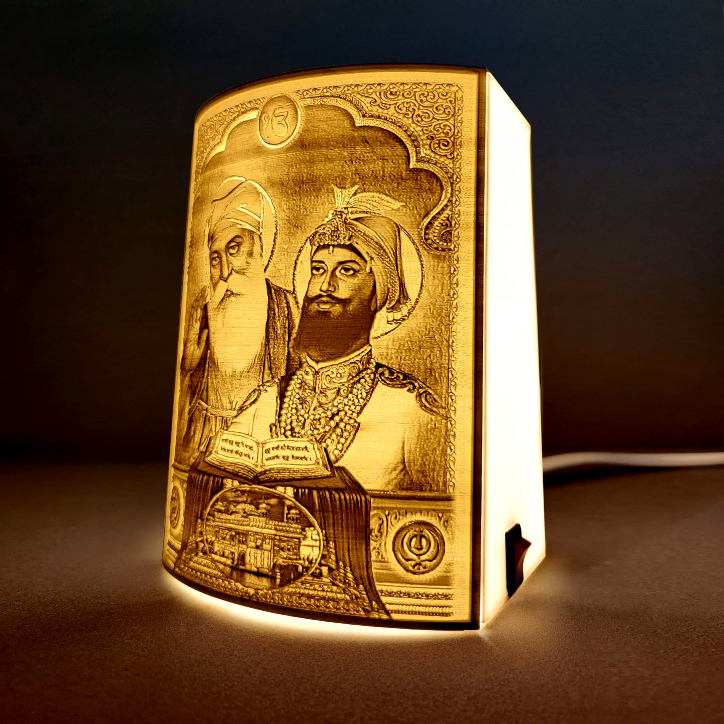 Sikh Gurus Lithophane