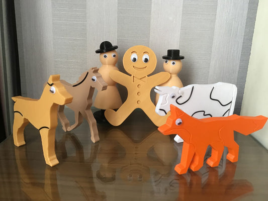 3D printed props - Stories for Children - The Gingerbread Man