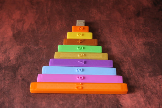 Montessori Number Rods – 3D Printed Math Learning Toy for Early Counting