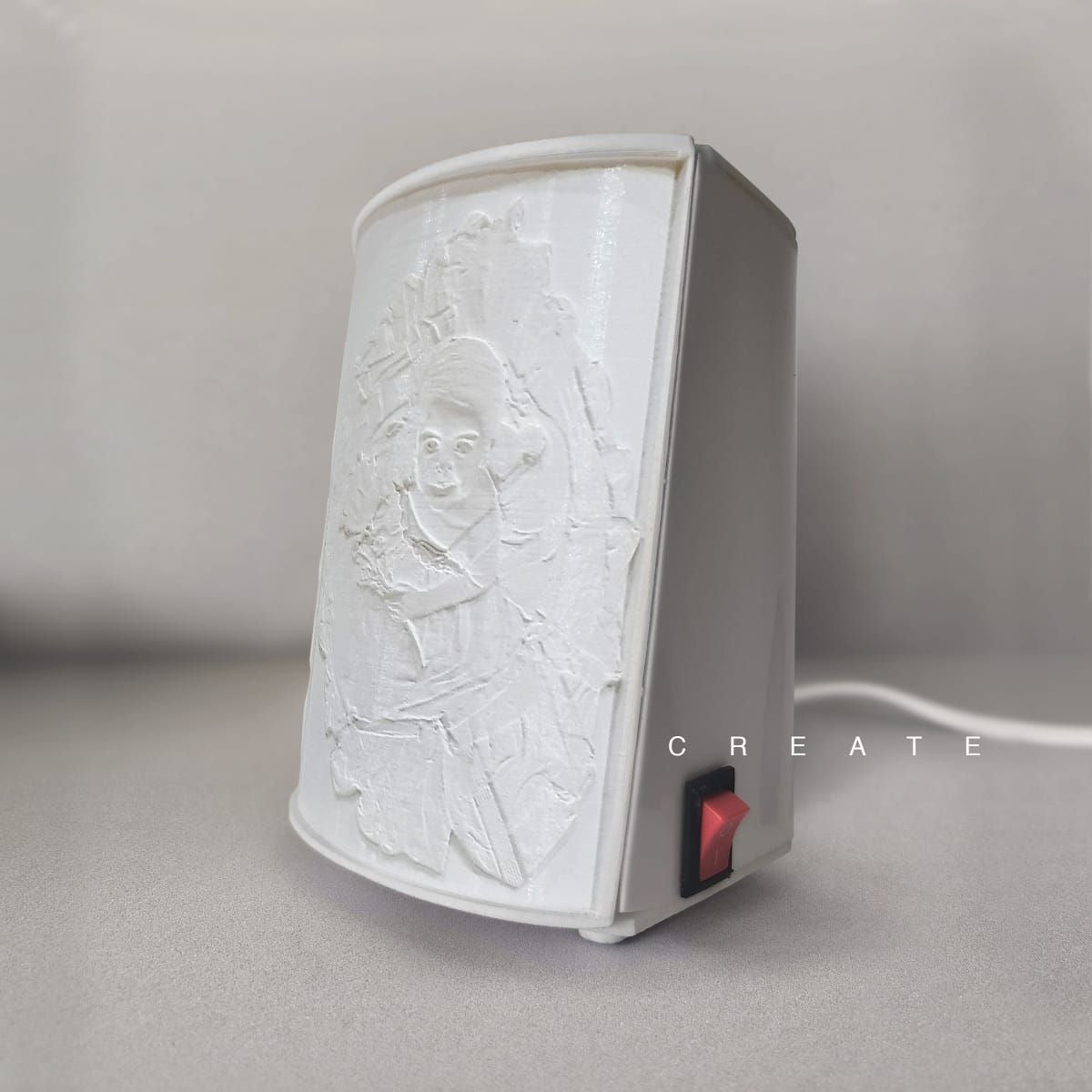 Custom Lithophane Photo Lamp – Personalized 3D Printed Lamp(Design After Order)