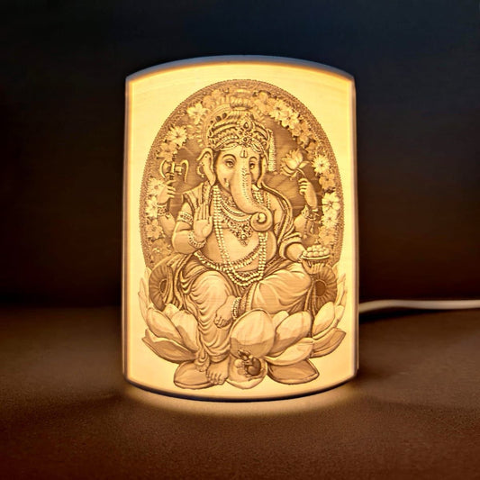 Ganesha  Lithophane Lamp