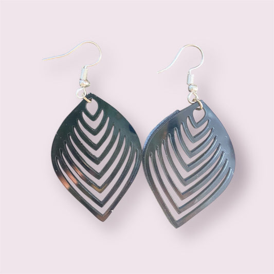 Dark Petal Earrings for Women