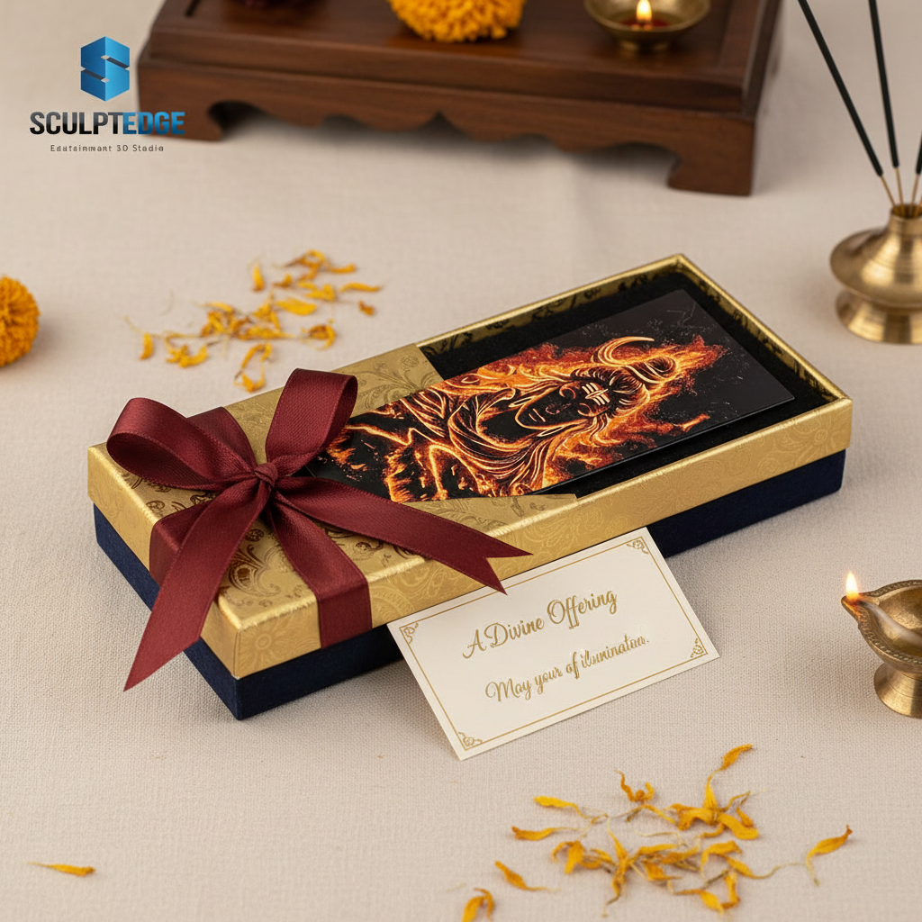 Shiv Ji bookmark gift presentation for spiritual devotional gift