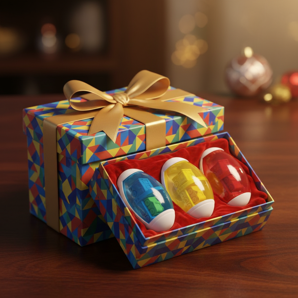 Surprising egg containers gift wrapped surprise toy present