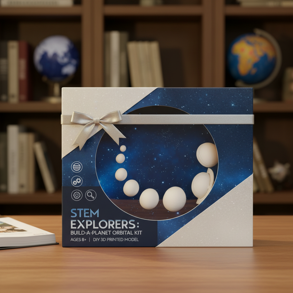 DIY planet set gift presentation perfect for young astronomers and space enthusiasts