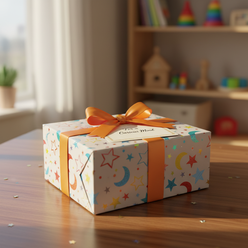 Nesting cups gift presentation for Montessori educational toy