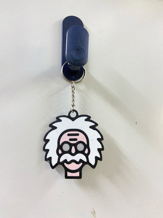 Einstein Keychain – Fun 3D Printed